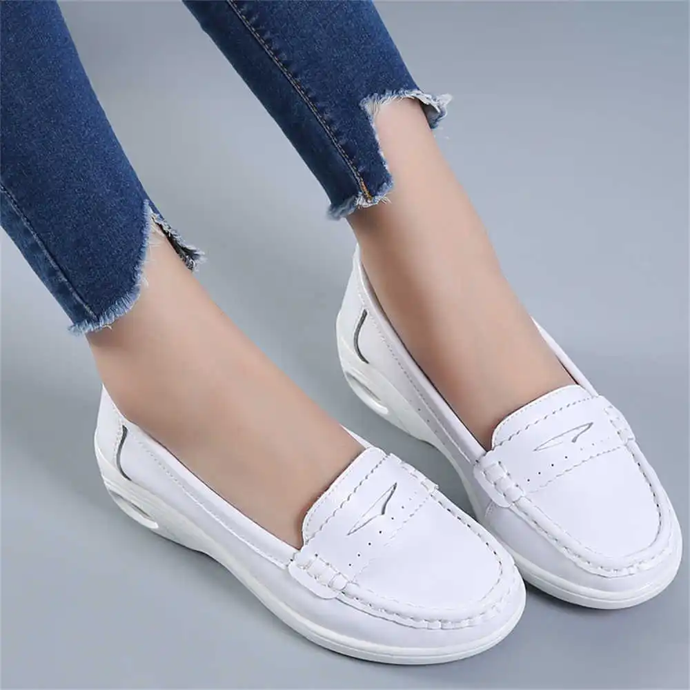Formal Upper Wear For Men Winter - Thick Sole Slipon White Trainers For