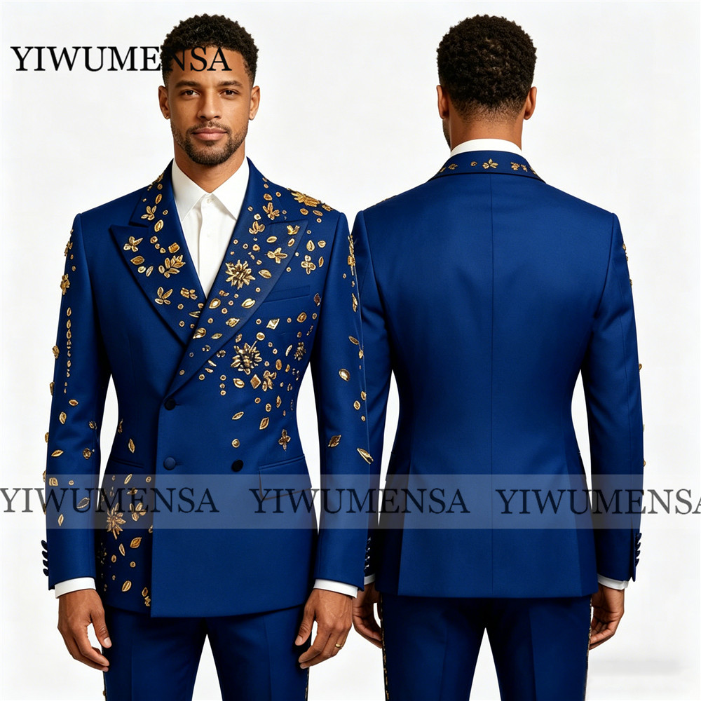 Men'S Formal Wear Jewelry - Brilliant Royal Blue Suits Men Formal