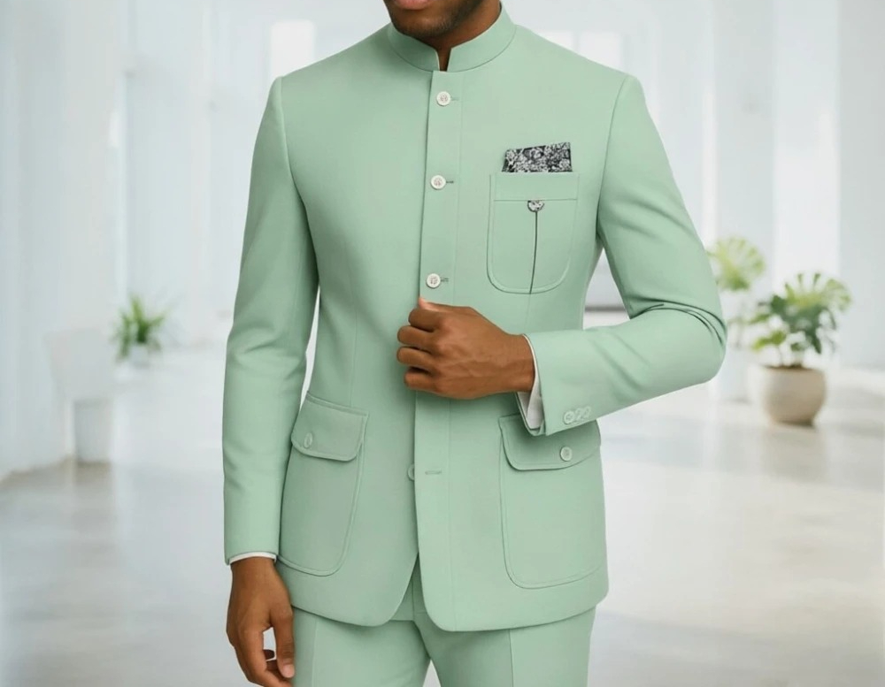 Men'S Formal Wear For Office - Safari Men Suits Men Premium Light