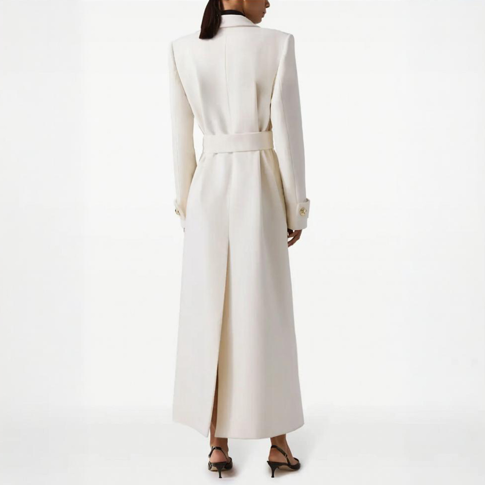 Double Breasted Blazer - Allingentle Woolen Overcoat for Women Double