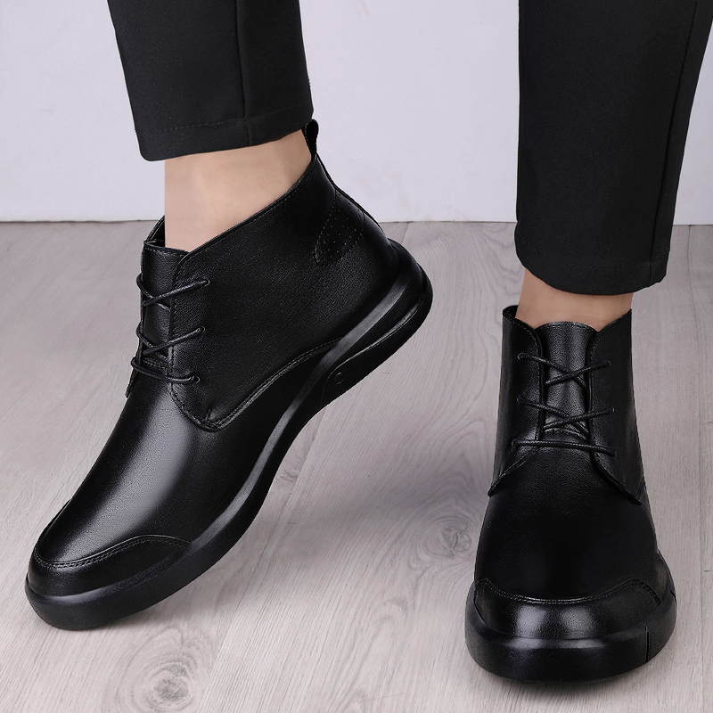 Men Formal Wear With Boots - Famous Luxury Ankle Boots High Quality