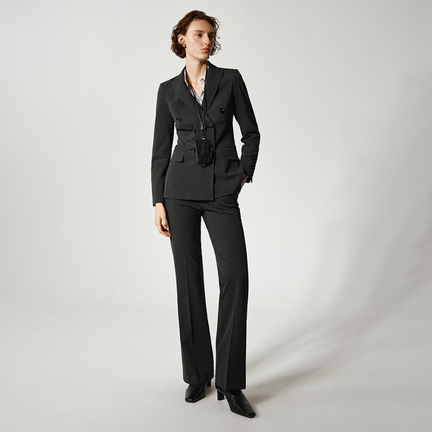 Allingentle Women Pantsuit 2 P - Double Breasted Blazer recension och pris