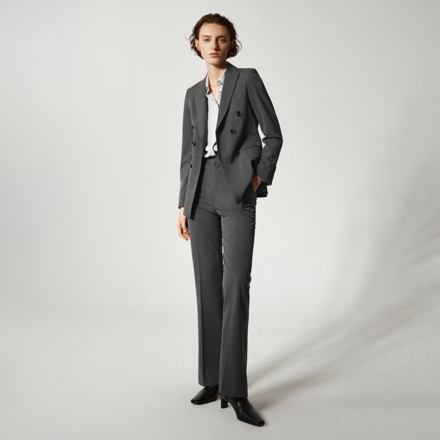 Allingentle Women Pantsuit 2 P - Double Breasted Blazer recension och pris