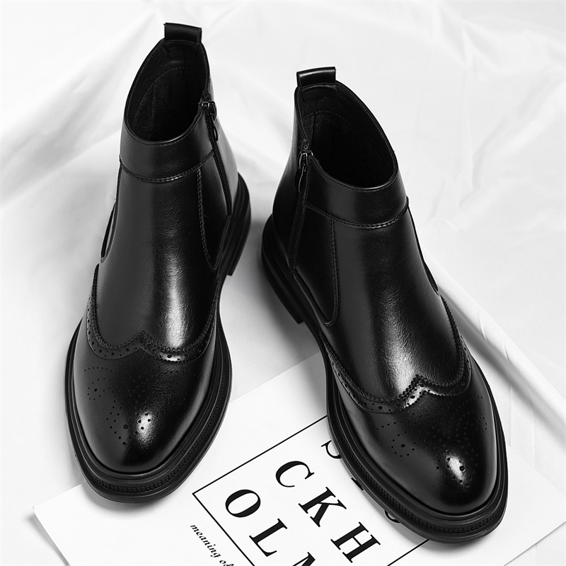 Autumn  Winter Thick Soled Men - Men Formal Wear With Boots recension och pris