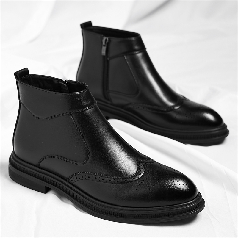 Autumn  Winter Thick Soled Men - Men Formal Wear With Boots recension och pris