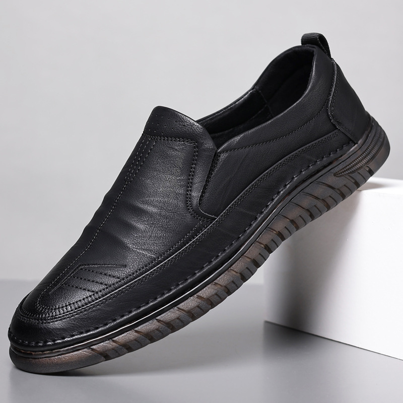 Leather shoes Men's casual sho - Formal Upper Wear Men recension och pris