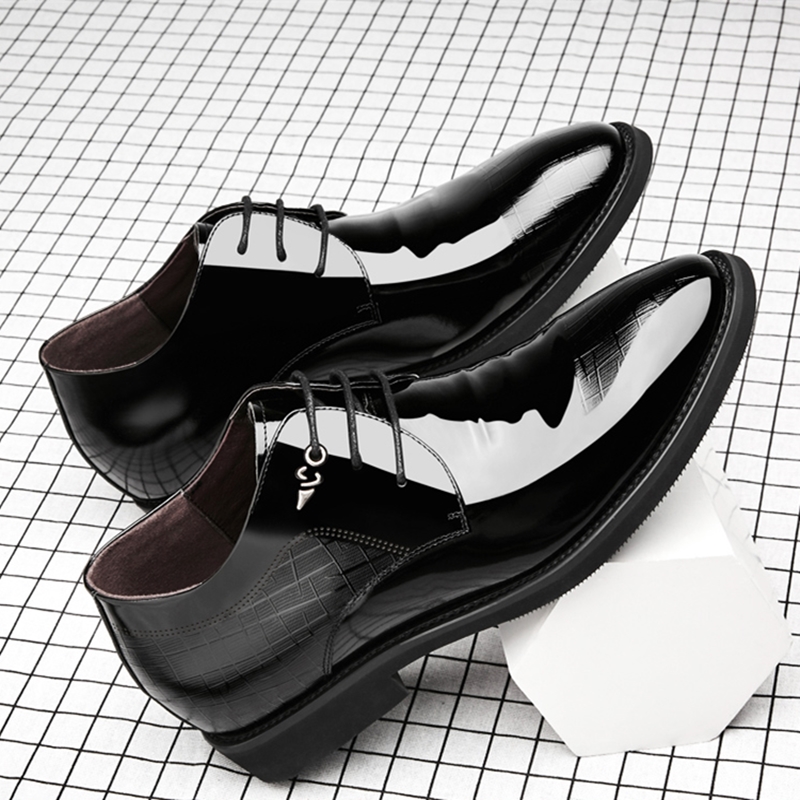 3/6/8 Cm Elevator Shoes Men Dr - Young Men Formal Wear recension och pris