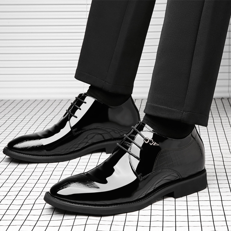 3/6/8 Cm Elevator Shoes Men Dr - Young Men Formal Wear recension och pris