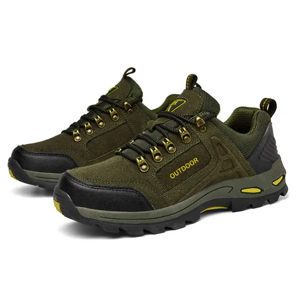 Non-slip Lace Up Hiking Tennis - Formal Upper Wear Men recension och pris