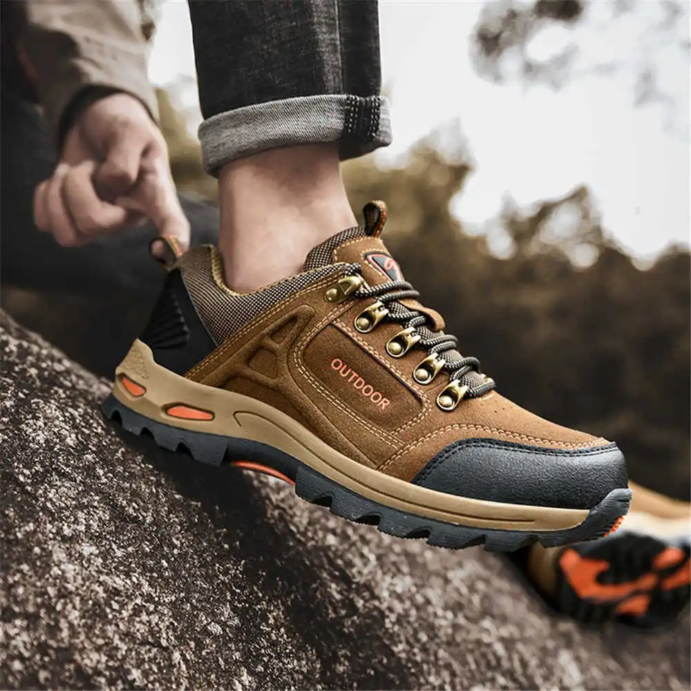 Non-slip Lace Up Hiking Tennis - Formal Upper Wear Men recension och pris