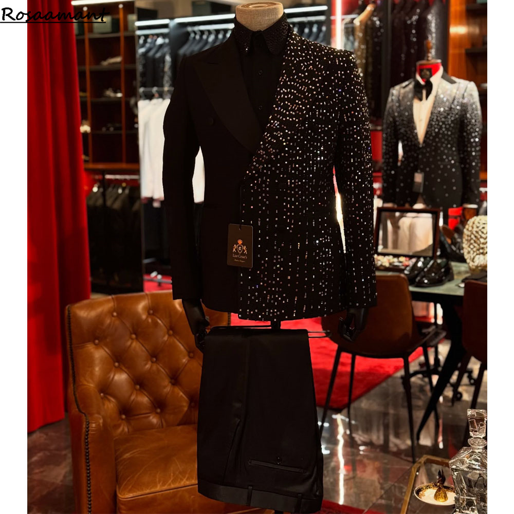 Luxury Formal Black Wedding Me - Men Formal Wear Black And White recension och pris