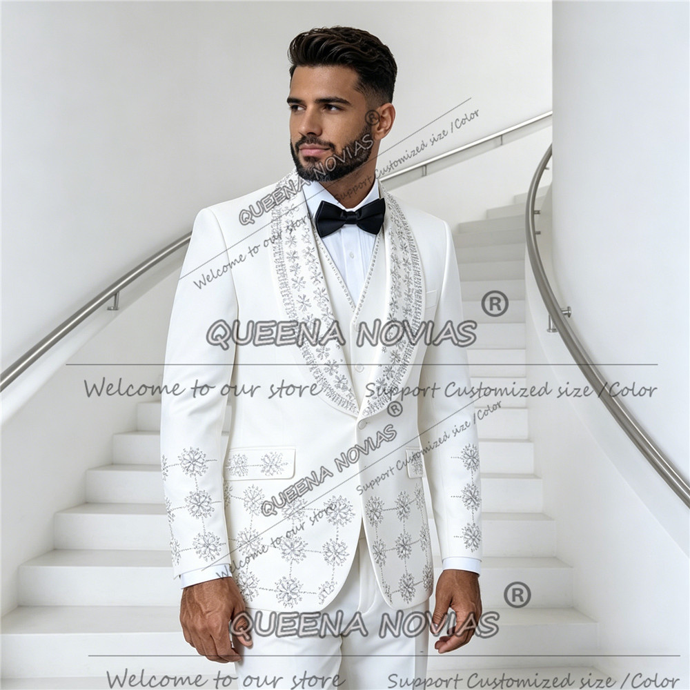 Exclusive White Men's Suit For - Men'S Formal Wear Jewelry recension och pris