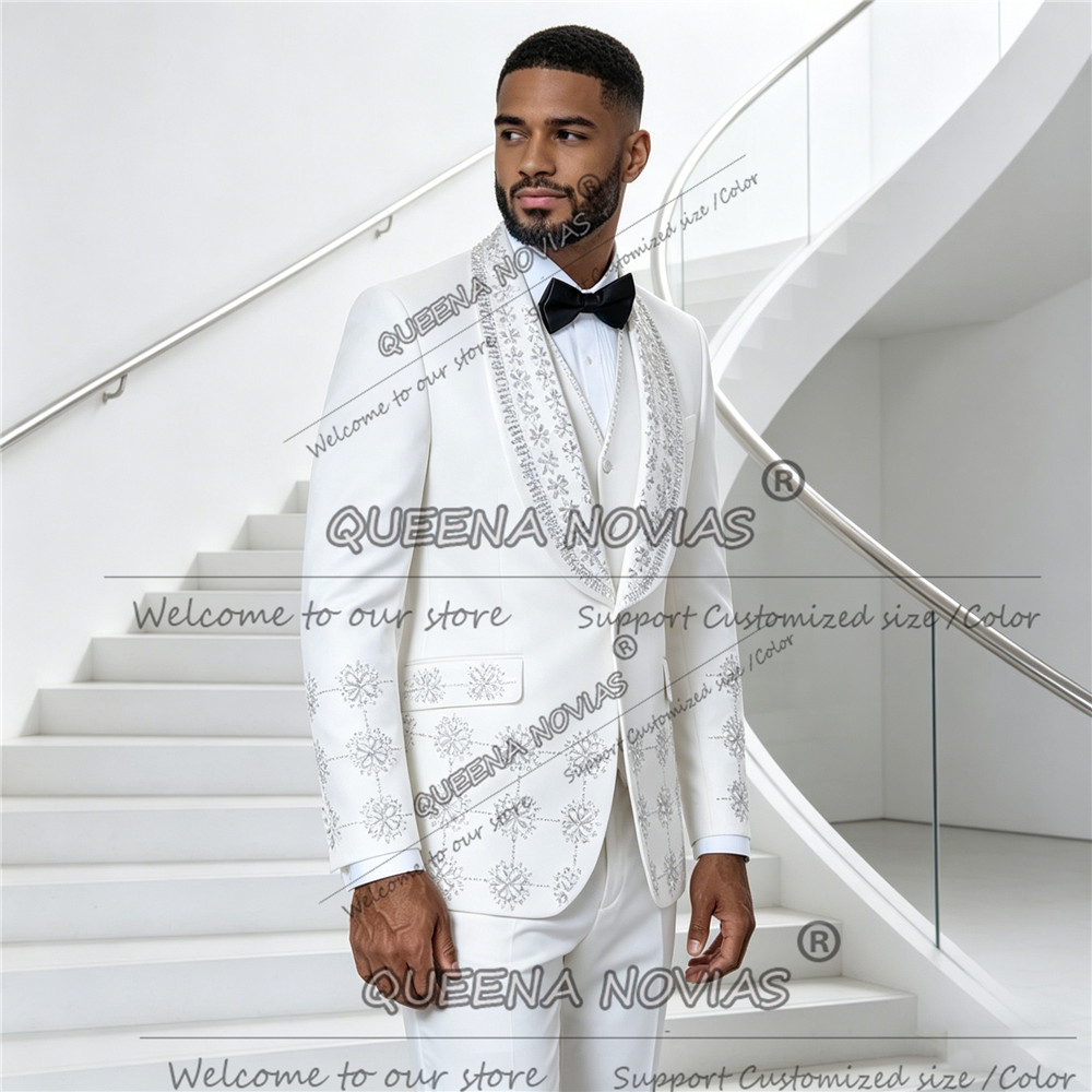 Exclusive White Men's Suit For - Men'S Formal Wear Jewelry recension och pris