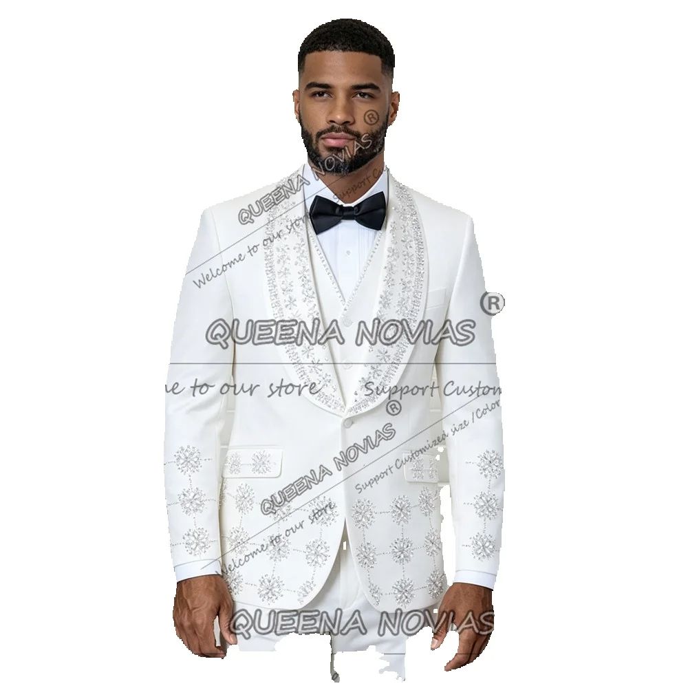 Exclusive White Men's Suit For - Men'S Formal Wear Jewelry recension och pris