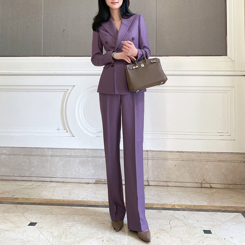 Allingentle Purple Women's Sui - Double Breasted Blazer recension och pris