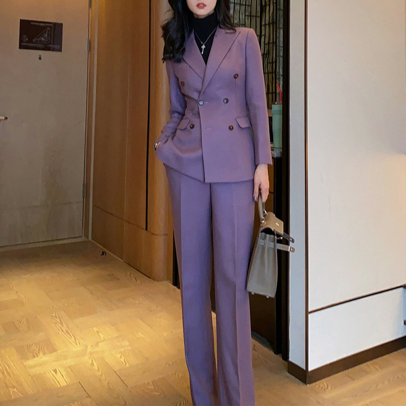 Allingentle Purple Women's Sui - Double Breasted Blazer recension och pris