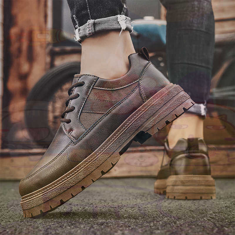 Dark Natural Leather Fashion T - Formal Upper Wear Men recension och pris