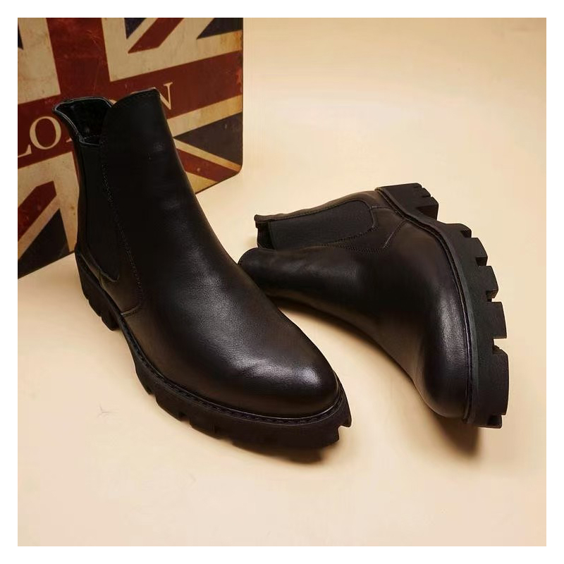 mens casual business office fo - Men Formal Wear With Boots recension och pris