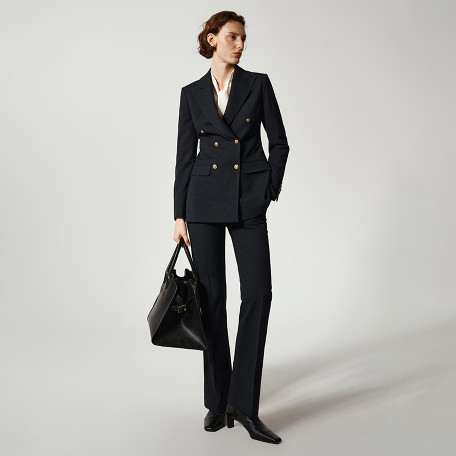 Allingentle Women Pantsuit 2 P - Double Breasted Blazer recension och pris