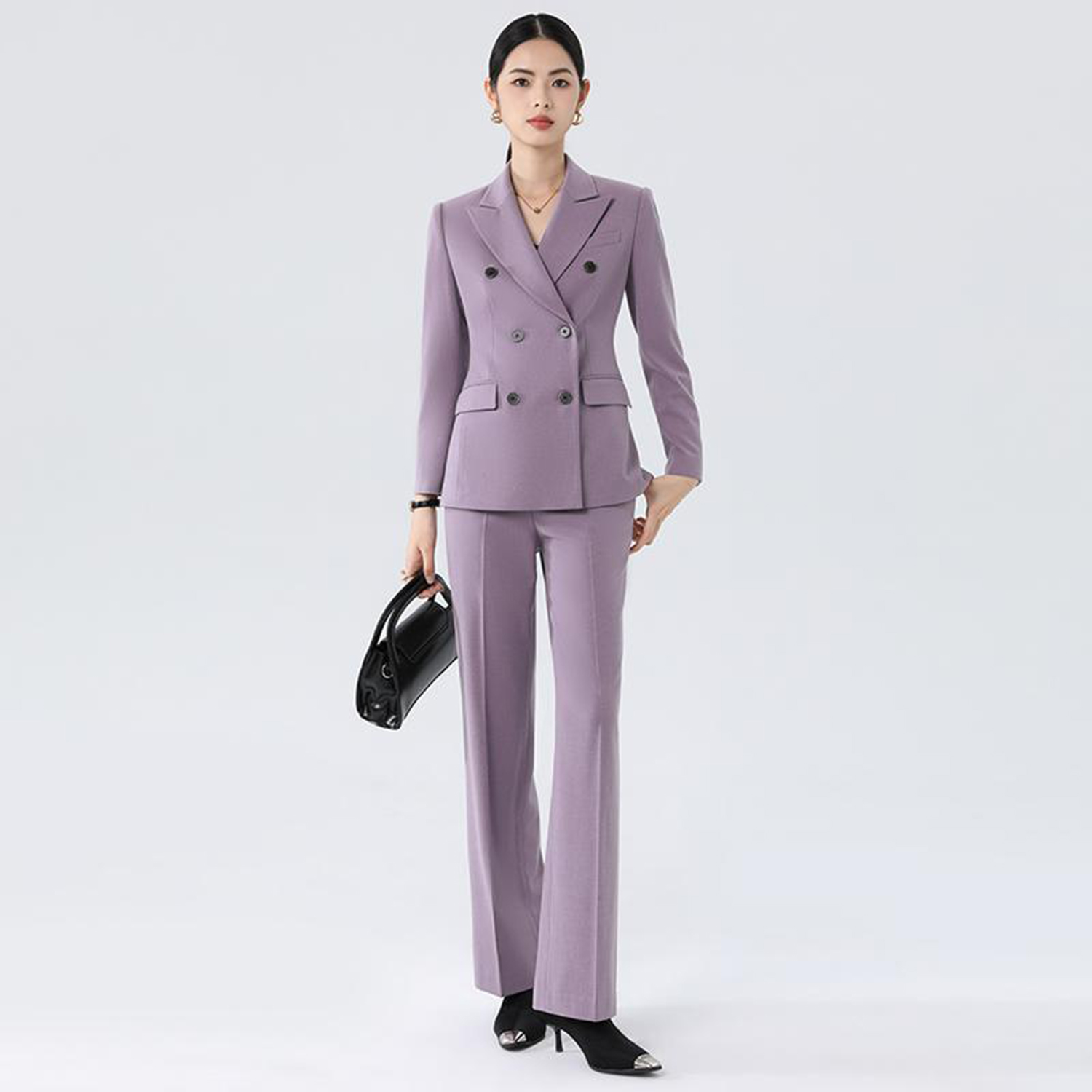 Allingentle Purple Women's Sui - Double Breasted Blazer recension och pris