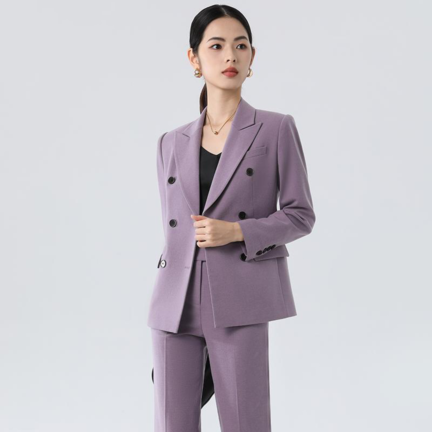 Allingentle Purple Women's Sui - Double Breasted Blazer recension och pris