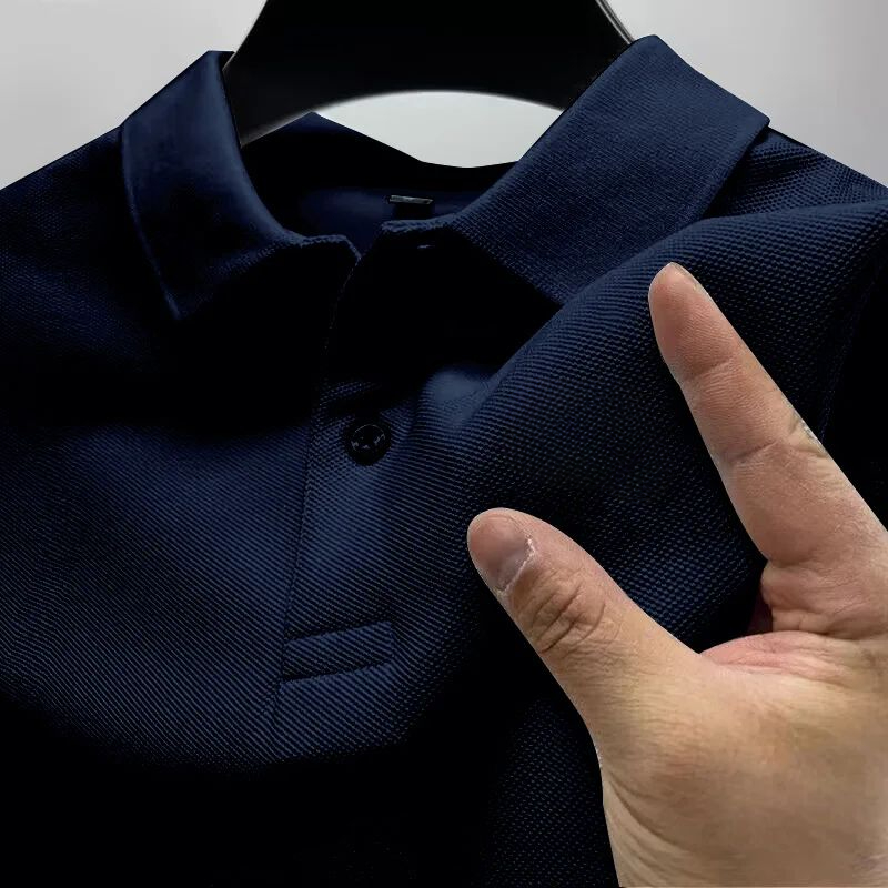 Men's Casual Polo Shirt Black  - Men Formal Wear In Summer recension och pris