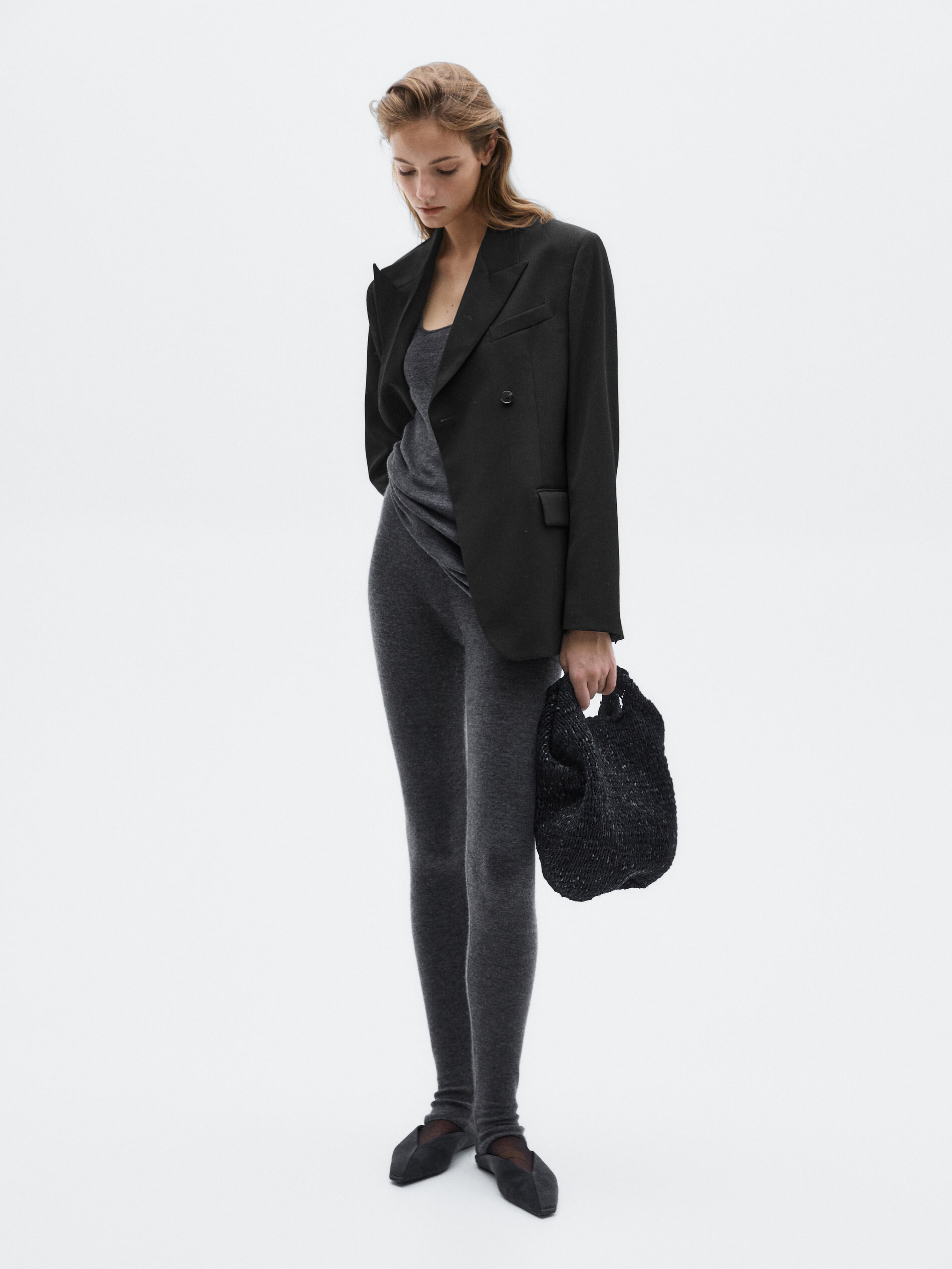 Allingentle Black Woolen Women - Double Breasted Blazer recension och pris