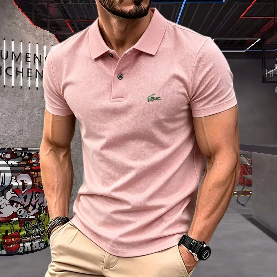 Man Short-Sleeved Polo Shirt L - Young Men Formal Wear recension och pris