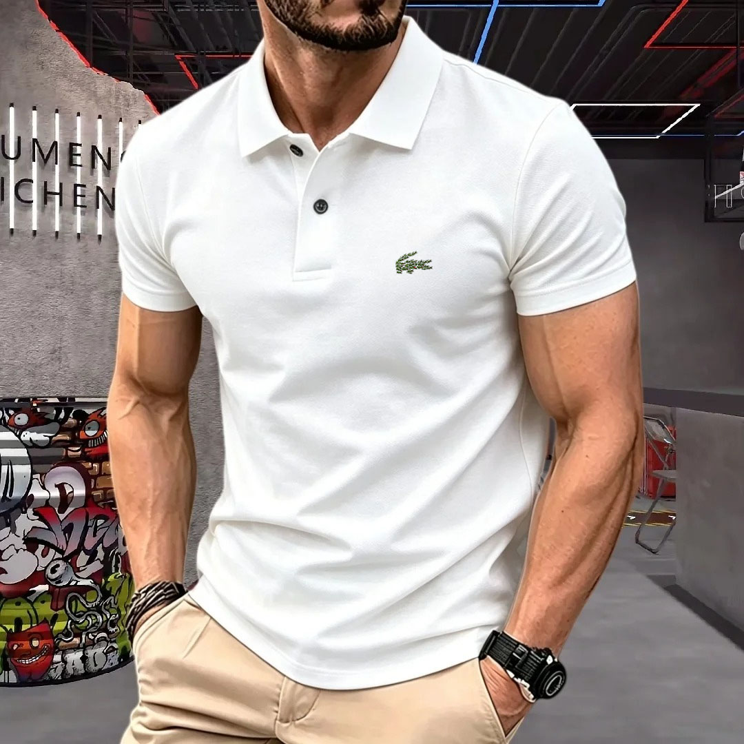 Man Short-Sleeved Polo Shirt L - Young Men Formal Wear recension och pris