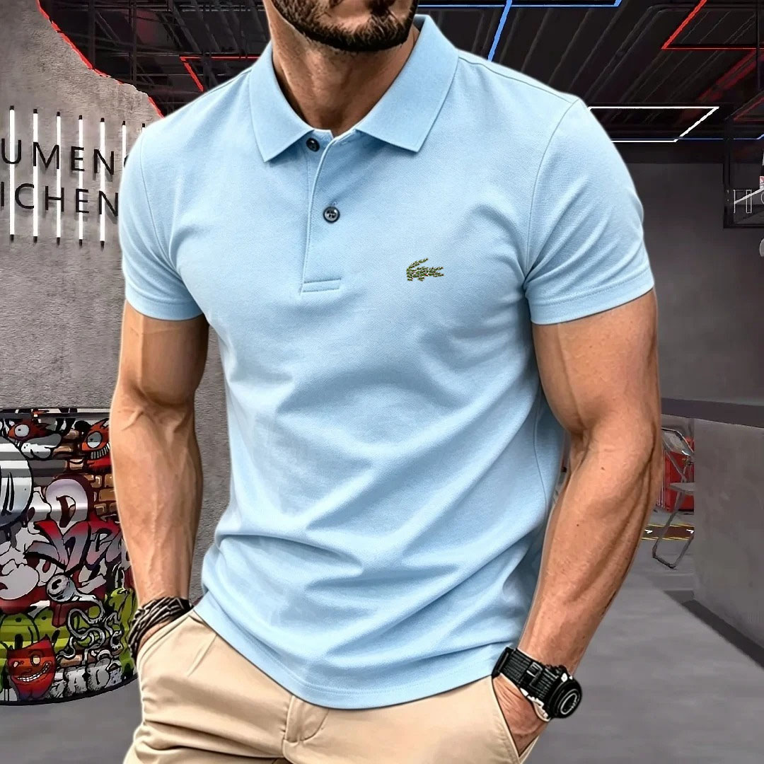 Man Short-Sleeved Polo Shirt L - Young Men Formal Wear recension och pris