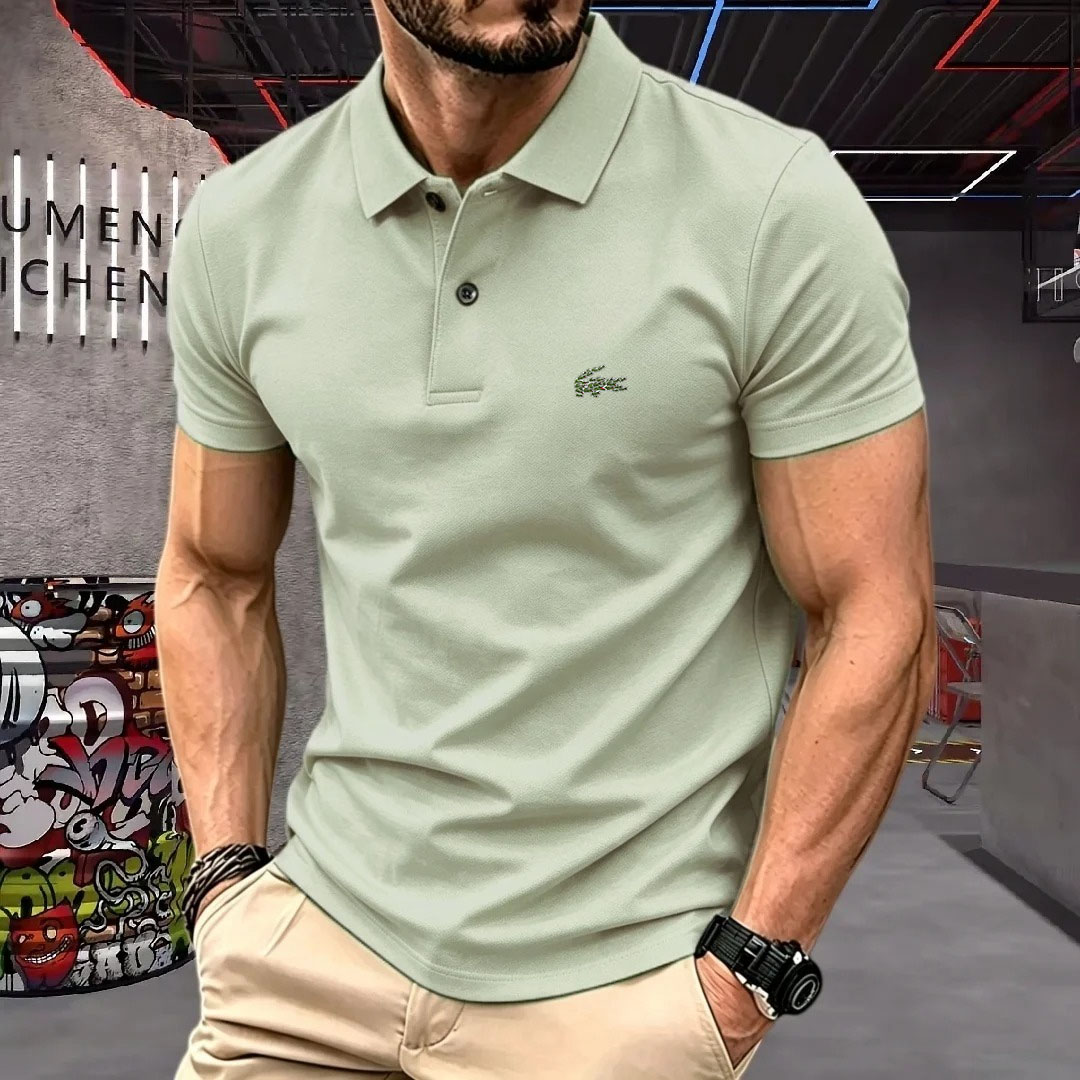 Man Short-Sleeved Polo Shirt L - Young Men Formal Wear recension och pris