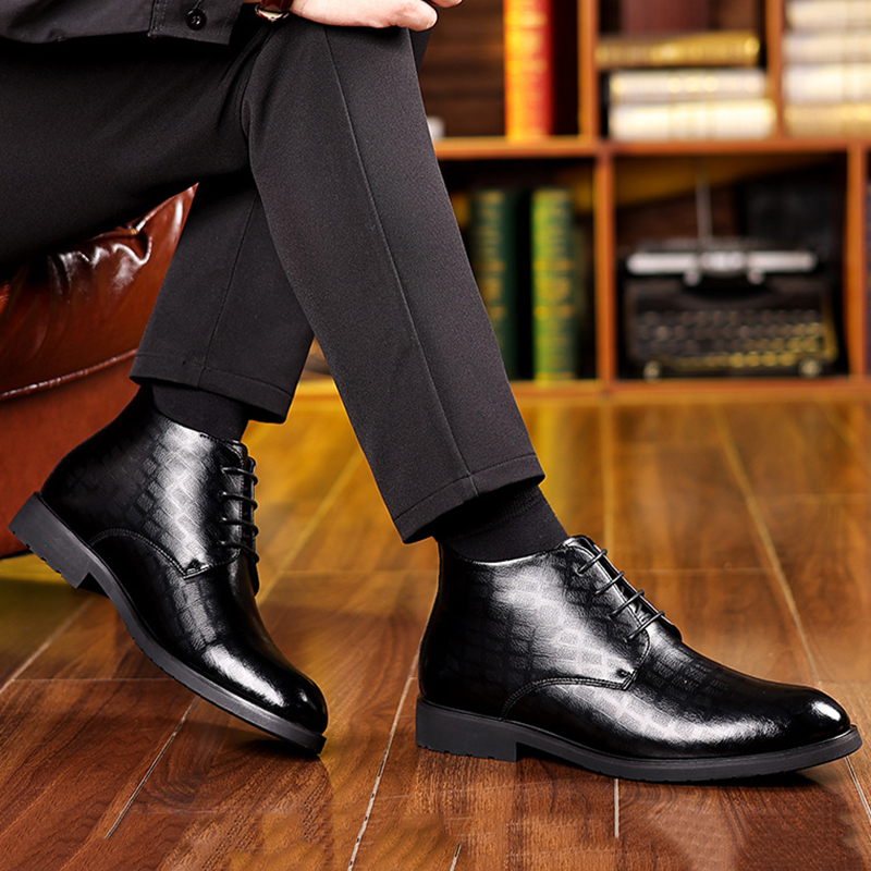 Men's British Style 2025 Winte - Men Formal Wear With Boots recension och pris