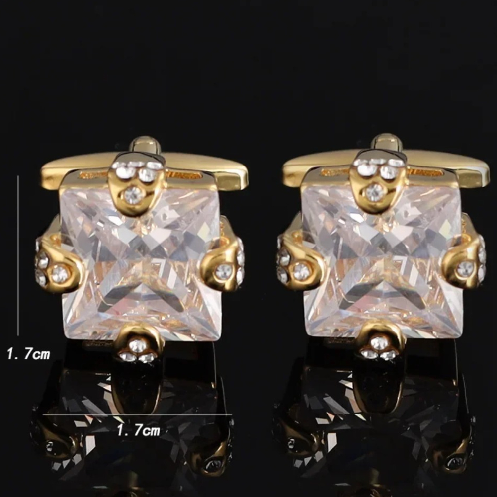 New Men's Luxury Rhinestone Cu - Men'S Formal Wear Jewelry recension och pris