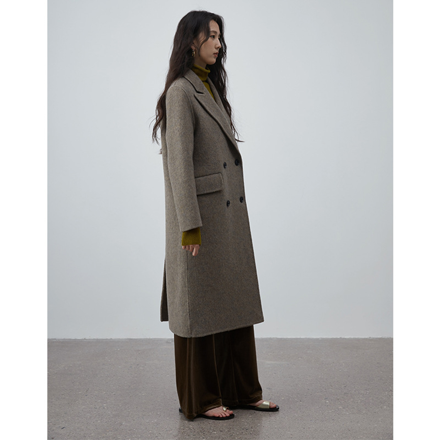 Allingentle Women's Suit Long  - Double Breasted Blazer recension och pris