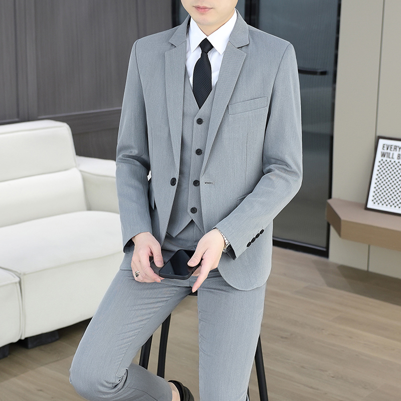 Suit  (Blazer+Vest+Trousers) M - Men Formal Wear Fashion recension och pris