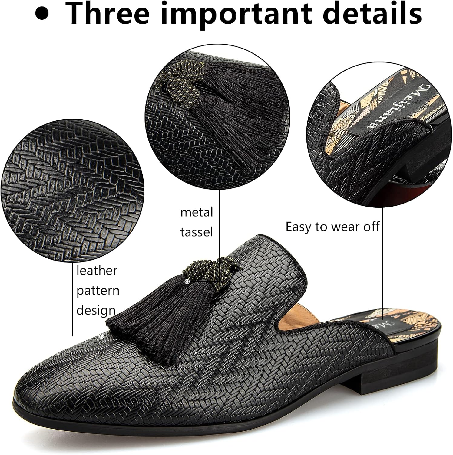 Leather Slippers Breathable Su - Men'S Formal Wear Slippers recension och pris