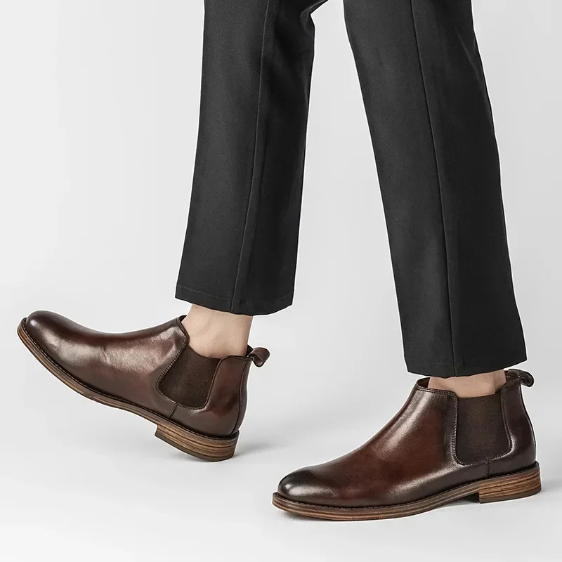 Men's Business Fashion Dress B - Men Formal Wear With Boots recension och pris