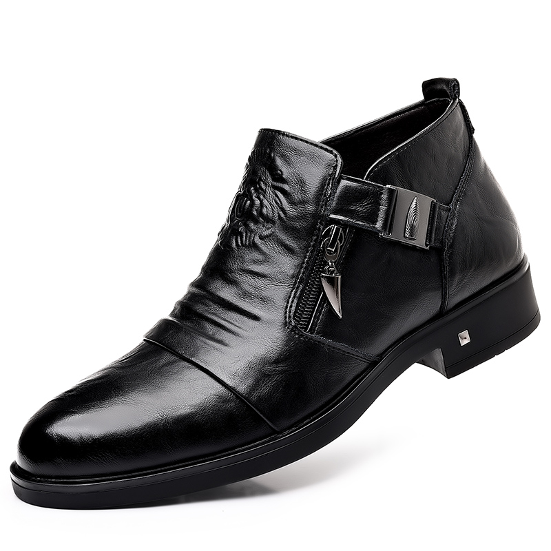 Men's Retro Lion Head Zipper D - Men Formal Wear With Boots recension och pris