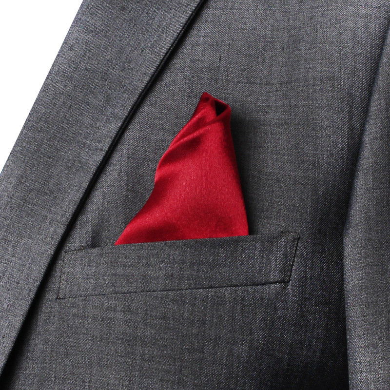 22CM Solid Color Pocket Squre  - Young Men Formal Wear recension och pris
