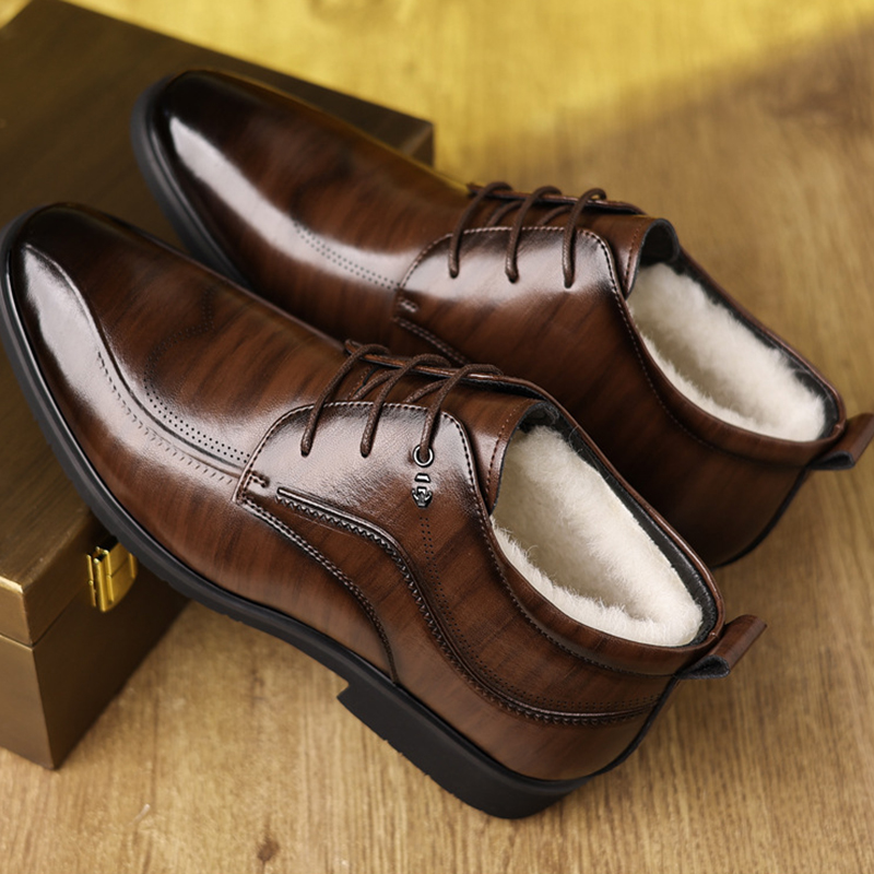 Men's Winter Leather Shoes Vel - Men Formal Wear With Boots recension och pris