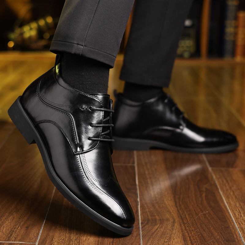 Men's Winter Leather Shoes Vel - Men Formal Wear With Boots recension och pris
