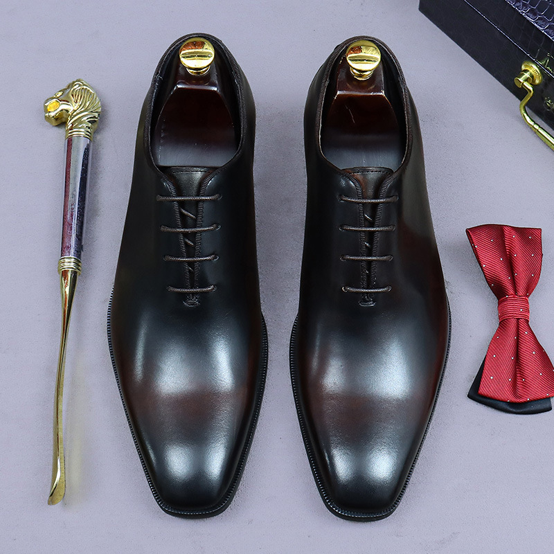 Designer Genuine Leather Mens  - Men'S Formal Wear For Office recension och pris